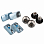 Burton M5 MTG HARDWARE SILVER Burton M5 MTG HARDWARE SILVER