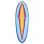 Carver BLUE HAZE SURFSKATE DECK ASSORTED Carver BLUE HAZE SURFSKATE DECK ASSORTED