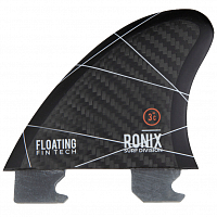 Ronix 3.0 IN - Floating Fin-s 2.0 Tool-less Fiberglass - Right Charcoal