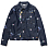 Engineered Garments Trucker Jacket INDIGO DENIM FLORAL EMBROIDERY Engineered Garments Trucker Jacket INDIGO DENIM FLORAL EMBROIDERY