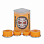 Independent STANDARD CYLINDER CUSHIONS MEDIUM ORANGE Independent STANDARD CYLINDER CUSHIONS MEDIUM ORANGE