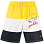 PAUL AND SHARK YATCHY COLOUR-BLOCK SWIM SHORTS YELLOW/WHITE/BLUE PAUL AND SHARK YATCHY COLOUR-BLOCK SWIM SHORTS YELLOW/WHITE/BLUE