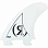 Ronix 3.0 IN - Fin-s 2.0 Tool-less - Center Surf FIN 1P White
