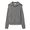 Proenza Schouler White Label Chunky RIB Mock Neck Half ZIP Cardigan GREY MOULINE Proenza Schouler White Label Chunky RIB Mock Neck Half ZIP Cardigan GREY MOULINE