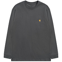 Carhartt WIP L/S Chase T-shirt THYME / GOLD
