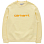 Carhartt WIP W' Carhartt Sweatshirt SOFT YELLOW / POPSICLE