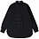 Engineered Garments 19 Century BD Shirt BLACK SOLID COTTON FLANN