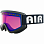 Airblaster Clipless AIR Goggle BLACK MATTE (ROSE BLUE CHROME)