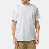 Carhartt WIP S/S Chase T-shirt WHITE / GOLD