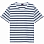 Paul & Shark Ladies T-shirt WHITE WITH NAVY STRIPES