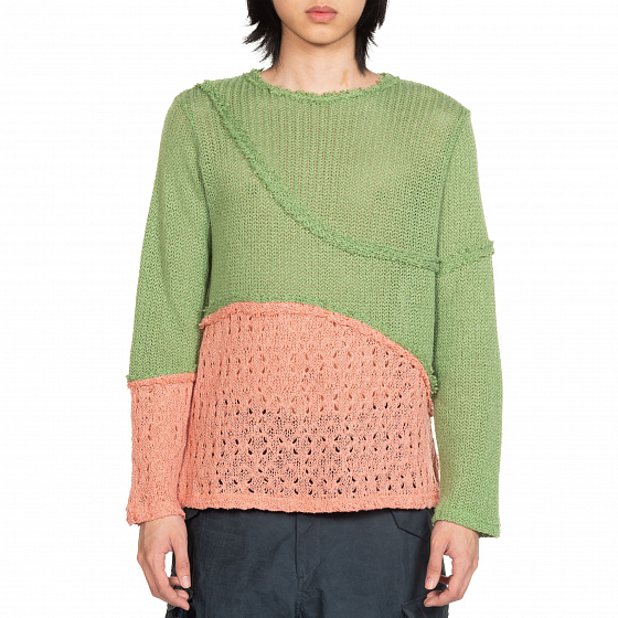 Свитер Andersson Bell Contrast Panel Boatneck Sweater  SS23 от Andersson Bell в интернет магазине www.traektoria.ru - 1 фото