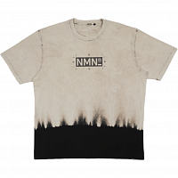 Nemen Logo Discharged Tshirt TOTAL DISCHARGED BLACK