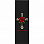 Powell Peralta Grip Tape Rose Cross BLACK