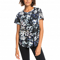 Roxy Dance OF JOY PR J  TRUE BLACK BLACK FLOWERS
