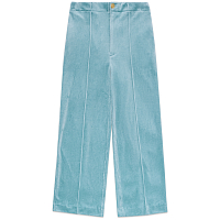 AURALEE Organic Cotton Velour Pants LIGHT BLUE
