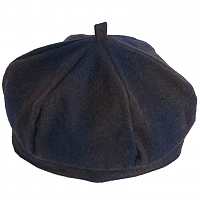 OUR LEGACY Beret NAVY SHADOW CHECK