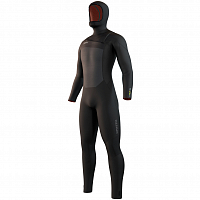 Mystic Voltt Hooded Fullsuit 6/4/3mm Front Zip BLACK