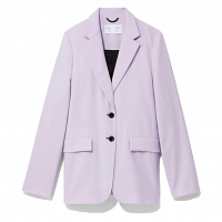Proenza Schouler White Label Suiting Unconstructed Blazer Lilac