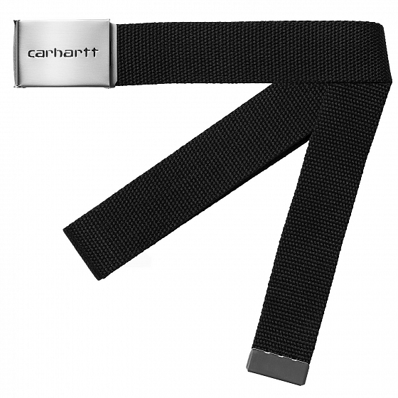 Ремень  Carhartt WIP Clip Belt Chrome  A/S от Carhartt WIP в интернет магазине www.traektoria.ru - 1 фото