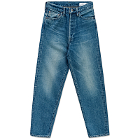 HYKE Classic Straight Jeans USED WASH BLUE