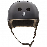 Triple Eight Standard Helmet BLACK GLOSSY
