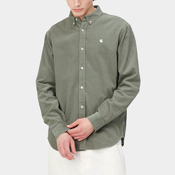 Рубашка Carhartt WIP L/S Madison Fine Cord Shirt  FW22 от Carhartt WIP в интернет магазине www.traektoria.ru - 2 фото