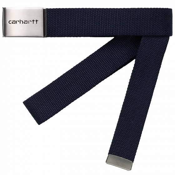 Ремень  Carhartt WIP Clip Belt Chrome  A/S от Carhartt WIP в интернет магазине www.traektoria.ru - 1 фото