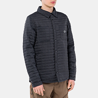 686 M Engineered Quilted Shacket BLACK