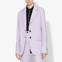 Proenza Schouler White Label Suiting Unconstructed Blazer Lilac