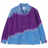 Noma t.d. Hand Dyed Flannel Shirt PURPLE