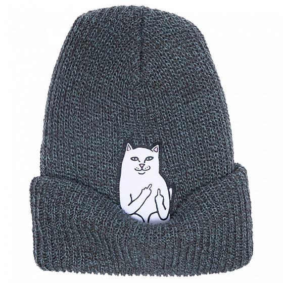 Шапка RIPNDIP Lord Nermal Patch Beanie  FW от RIPNDIP в интернет магазине www.traektoria.ru - 1 фото