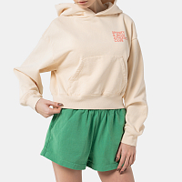 Sporty & Rich Exercise Often Cropped Hoodie CREAM
