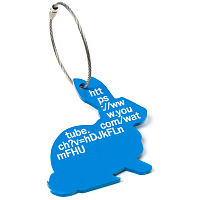 Liars Collective KEY TAG Rabbit BLUE