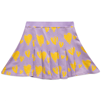 OBEY Carly Pleated Skirt DIGITAL LAVENDER MULTI