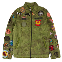 MAHARISHI Upcycled Spring Tour Jacket Multi-patch Embroidery CAMO
