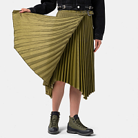 Andersson Bell Nicola Double Pleats Skirts KHAKI