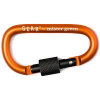MISTER GREEN Gear Carabiner ORANGE