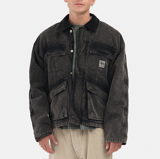 Куртка городская STUSSY WASHED CANVAS SHOP JACKET