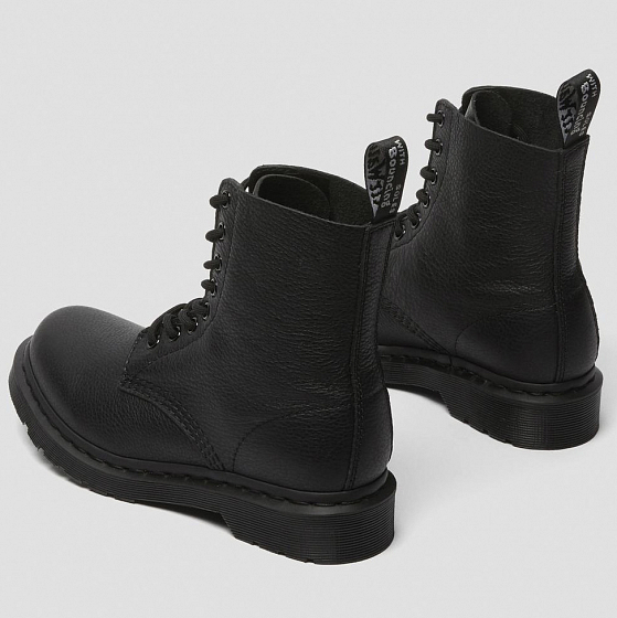 dr martens black 1460 pascal mono boots