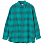 Noma t.d. N Ombre Plaid Shirt Emerald/Gray