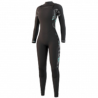 Mystic Dazzled Fullsuit 5/3mm Double Fzip Women BLACK