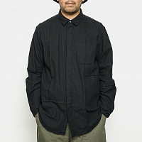Engineered Garments Combo Short Collar Shirt BLACK