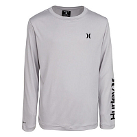 Hurley ICON HEATHER UPF L/S TOP GREY HEATHER