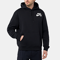 Nike SB Icon Hoodie PO Essential BLACK/WHITE