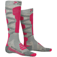 X-Socks SKI Silk Merino 4.0 WMN GREY MELANGE/PINK