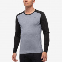NORRONA Wool Round Neck mid grey