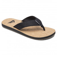 Quiksilver MOLO ABYSS NATYRAL M SANDALS BLACK/BROWN/BROWN