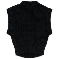 HYKE Ribbed Vest BLACK