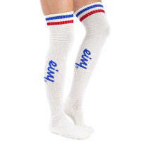 EIVY Cheerleader Over Knee Wool Socks OFFWHITE