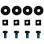 Burton LS Strap Mounting Hardware BLACK